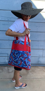 Flag Bag Tote RED    .    .    .    .    .    .    All Things Possible