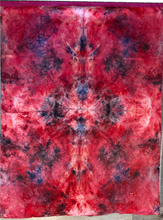 Silk Flags Bold Red Splash of Blue   36"x46"