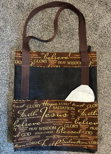 Flag Bag Tote    .    .    .    .    .     .     .    .      .     Words of Faith