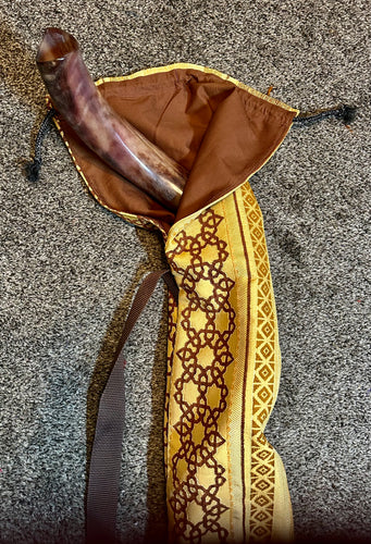 Shofar Carrying Case    .    .    .    .     .    Golden & Brown