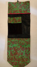 Fuchsia on Green