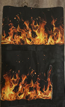 A Crowned Lion King on Fire