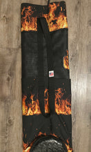 A Crowned Lion King on Fire