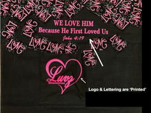 *A - Custom Printed Logo on Designer Flag Bags or Totes
