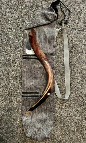 Shofar Carrying Case Silver Gray