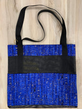 Flag Bag Tote    .    .    .    .    .    .    .    .    .     .    Corked in Blue & Gold