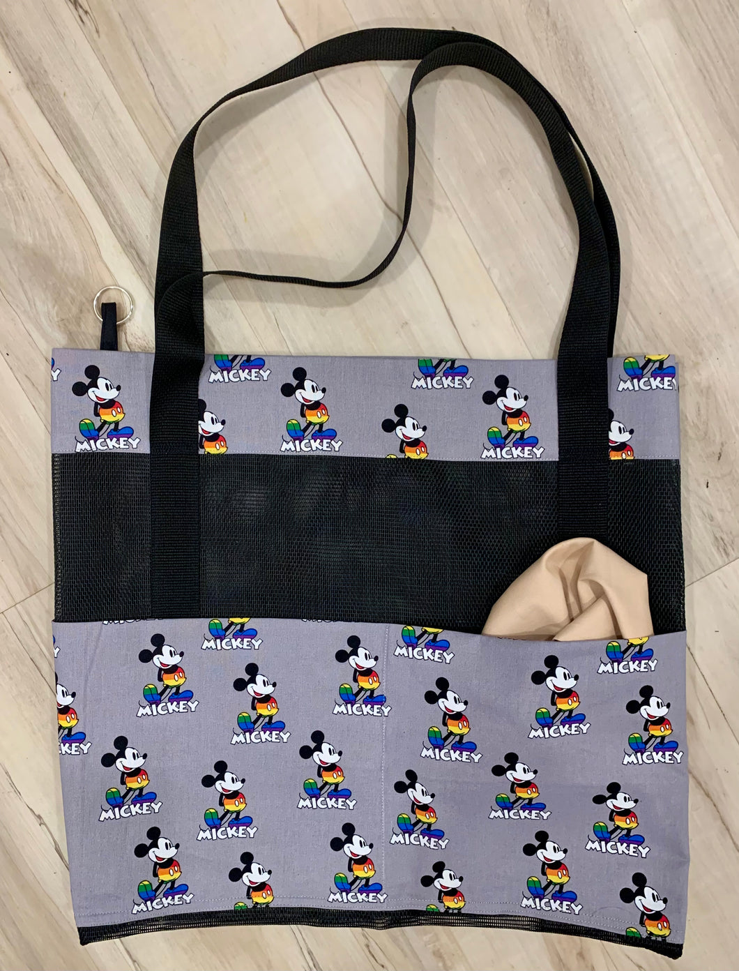 Flag Bag Tote    .    .    .    .    .    .     .    MICKEY MOUSE